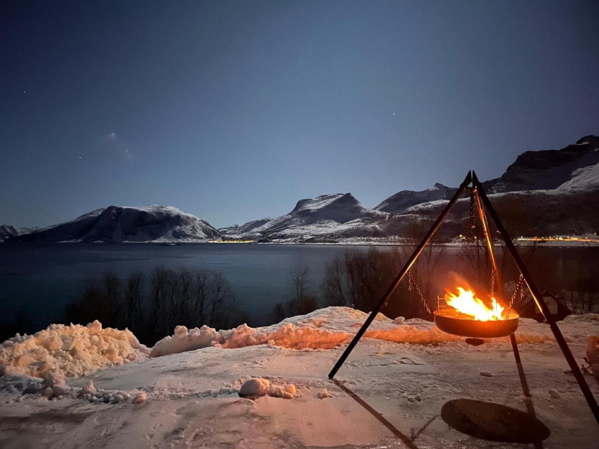 Fantastic View, Quiet And Relaxing By The Sea Villa Kvaloya Buitenkant foto
